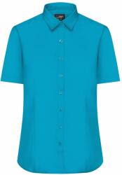 James & Nicholson (Daiber) Női rövid ujjú ing JN679 - Türkiz | XL (1-JN679-1760256)