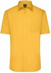 James & Nicholson (Daiber) Férfi rövid ujjú ing JN680 - Sárga | S (1-JN680-1760413)