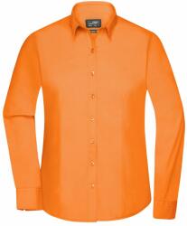 James & Nicholson (Daiber) Női hosszú ujjú ing JN677 - Narancssárga | M (1-JN677-1759932)
