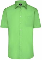 James & Nicholson (Daiber) Férfi rövid ujjú ing JN680 - Limezöld | L (1-JN680-1760338)