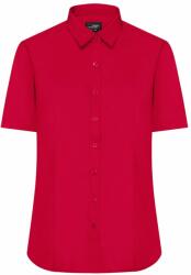 James & Nicholson (Daiber) Női rövid ujjú ing JN679 - Piros | XS (1-JN679-1760217)