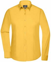 James & Nicholson (Daiber) Női hosszú ujjú ing JN677 - Sárga | XXXL (1-JN677-1759999)