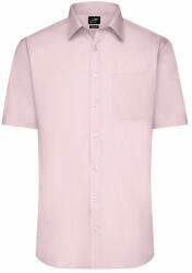 James & Nicholson (Daiber) Férfi rövid ujjú ing JN680 - Világos rózsaszín | 2XL (1-JN680-1760333)
