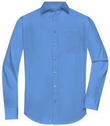 James & Nicholson (Daiber) Férfi hosszú ujjú ing JN678 - Aqua | L (1-JN678-1760002)