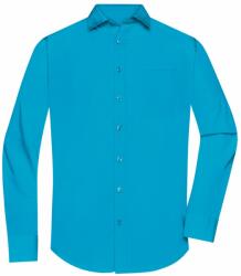 James & Nicholson (Daiber) Férfi hosszú ujjú ing JN678 - Türkiz | 2XL (1-JN678-1760116)
