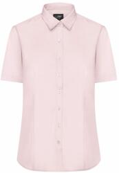 James & Nicholson (Daiber) Női rövid ujjú ing JN679 - Világos rózsaszín | 2XL (1-JN679-1760194)