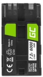 Green Cell Green Cell Baterie pentru camere digitale BP-80 BP-941 BP-945 Canon DM-XL1, ES5000, XL1 7.2V 6000mAh (CB75)