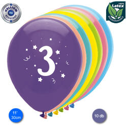 Globos Lufi, évszámos, (3) 10 db/cs/vegyes színekben