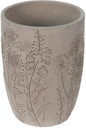 Clayre & Eef Set 2 ghivece ceramica gri 19x25 cm (6TE0405L)