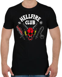printfashion Hellfire Club - Férfi póló - Fekete (7450621)