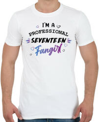 printfashion Fangirl - Seventeen - Férfi póló - Fehér (7460349)