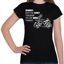 printfashion only my bikefehér - Női póló - Fekete (2922918)