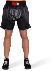 Gorilla Wear Murdo Muay Thai/Kickboxing Shorts (fekete/szürke)