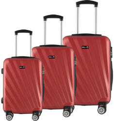 AGA Bőrönd szett Aga Travel MR4653-DarkRed - Piros (K15008) - inlea