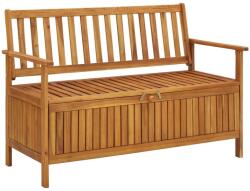 vidaXL Bancă de depozitare grădină, 120 cm, lemn masiv de acacia (310279)
