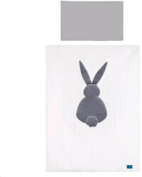 Belisima 6-részes ágyneműhuzat Belisima Nyuszi 90/120 fehér-szürke - pindurka