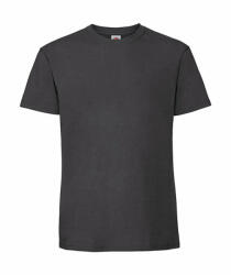 Fruit of the Loom Férfi rövid ujjú póló Fruit of the Loom Ringspun Premium T 2XL, Világos grafitszürke