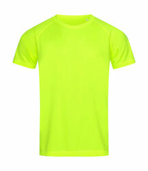 Stedman Férfi rövid ujjú póló Stedman Active 140 Raglan Men S, Cyber sárga