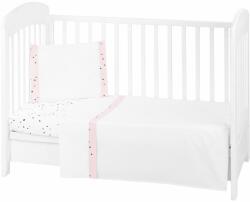 KikkaBoo Set de dormit pentru bebelusi din 3 piese KikkaBoo - Bear with me, roz, 60 x 120 cm (41101030148)