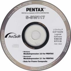 Pentax SW117 szoftver CD (S-SW117)