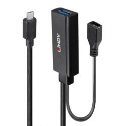 Lindy Cablu prelungitor activ USB 3.2 Gen1-C la USB-A T-M 5m, Lindy L43344 (L43344)