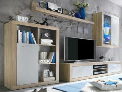 Wipmeble SUNSET szekrénysor sonoma tölgy/fehér