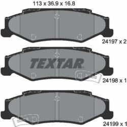 TEXTAR set placute frana, frana disc TEXTAR 2419701 (2419701)
