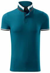 MALFINI Tricou polo bărbați Collar Up - Petrol | 2XL (2569317)
