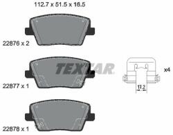 TEXTAR set placute frana, frana disc TEXTAR Q+ 2287601 (2287601)