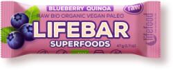 Lifebar Baton cu Afine si Quinoa Raw Eco Lifebar 47 grame