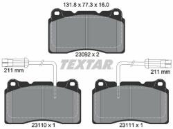 TEXTAR set placute frana, frana disc TEXTAR Q+ 2309201 (2309201)