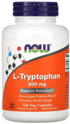 NOW L-Tryptophan (Triptofan), 500mg, Now Foods, 120 capsule