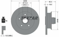 TEXTAR Disc frana TEXTAR 92053000 (92053000)