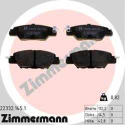 ZIMMERMANN set placute frana, frana disc ZIMMERMANN 22332.145. 1 (22332.145.1)