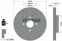 TEXTAR Disc frana TEXTAR 92075400 (92075400)