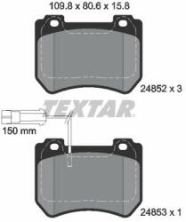 TEXTAR set placute frana, frana disc TEXTAR Q+ 2485201 (2485201)