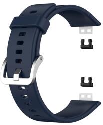 gigapack Pótszíj (egyedi méret, szilikon, állítható) SÖTÉTKÉK Huawei Watch Fit (GP-108424)