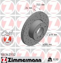 ZIMMERMANN Disc frana ZIMMERMANN SPORT Z 150.3427. 52 (150.3427.52)
