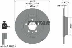 TEXTAR Disc frana TEXTAR PRO 92315303 (92315303)
