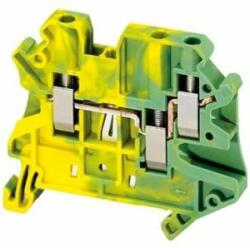 Schneider Electric Csavaros egyszintes földelőkapocs 1x2 csatlakozás 6, 2 mm 4 mm2 zöld-sárga NSYTRV43PE (NSYTRV43PE)