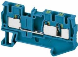 Schneider Electric Direkt rugós egyszintes átkötőkapocs 1x2 csatlakozás 6, 2 mm 4 mm2 32A-es kék NSYTRP43BL (NSYTRP43BL)
