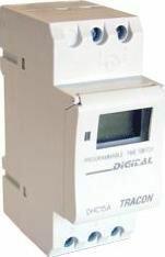 Tracon Electric Sorolható kapcsolóóra, heti, elektronikus, többfunkciós 230V, 16(4) A (TKO-HE)