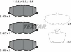 TEXTAR set placute frana, frana disc TEXTAR 2156801 (2156801)