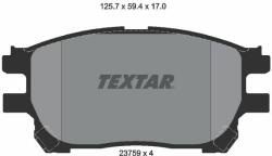 TEXTAR set placute frana, frana disc TEXTAR 2375901 (2375901)