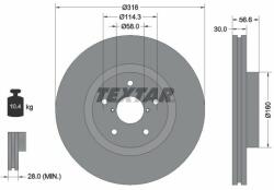 TEXTAR Disc frana TEXTAR PRO 92199203 (92199203)