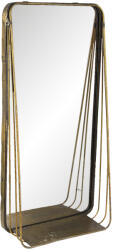 Clayre & Eef Oglinda perete metal auriu 29x11x59 cm (62S224)