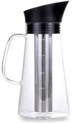 Ceai, Edream Carafa pentru Cold Brew Edream, Sticla borosilicata, FIlru inox, 1200 ml