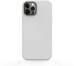 Lemontti Husa Lemontti Husa Liquid Silicon iPhone 12 Pro Max Stone (protectie 360°, material fin, captusit cu microfibra) (LEMCLSXIIPMS) - vexio