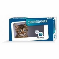  Pet Phos Supliment alimentar pentru pisici, Pet Phos Feline Croissance, 96 tablete