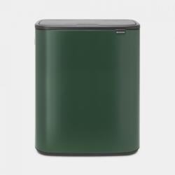 Brabantia Bo Touch Bin nyomásra nyíló szelektív szemetes 2x30 literes Pine Green - 304224